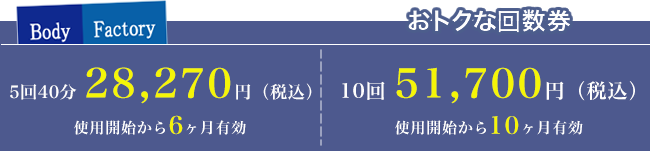 お得な回数券